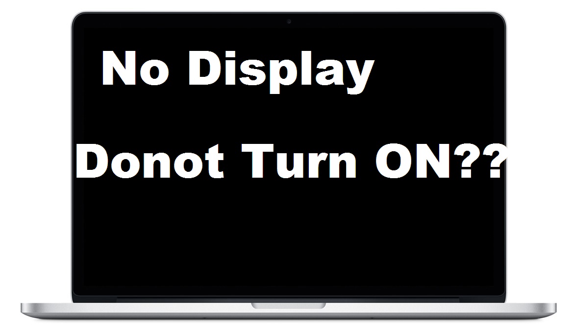 Donot turn on / No display